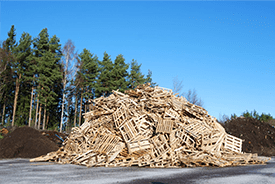 wood pile